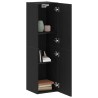 Meuble TV mural Chêne noir 30,5 x 30 x 110 cm Bois d'ingénierie 619678619678