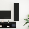 Meuble TV mural Chêne noir 30,5 x 30 x 110 cm Bois d'ingénierie 619678619678