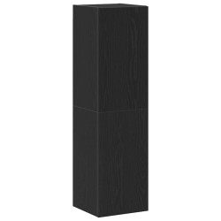 Meuble TV mural Chêne noir 30,5 x 30 x 110 cm Bois d'ingénierie 619678619678