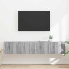 Meuble TV mural 2 pcs Gris Sonoma 78,5 x 31 x 29,5 cm 619682619682