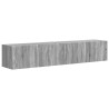 Meuble TV mural 2 pcs Gris Sonoma 78,5 x 31 x 29,5 cm 619682619682