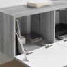 Meuble TV mural 2 pcs Gris Sonoma 78,5 x 31 x 29,5 cm 619682619682