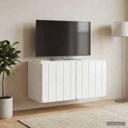 Meuble TV mural 59,5 x 31 x 30 cm Blanc brillant 619684619684