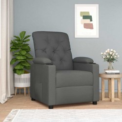 Fauteuil inclinable Gris foncé Tissu 619691619691