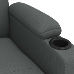 Fauteuil inclinable Gris foncé Tissu 619691619691