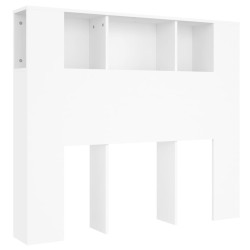Armoire à tête de lit Blanc 120x18,5x102,5 cm 619692619692