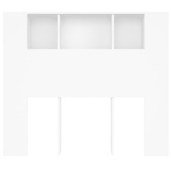 Armoire à tête de lit Blanc 120x18,5x102,5 cm 619692619692