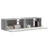 Meuble TV mural 2 pcs Gris Sonoma 60 x 31 x 29,5 cm 619693619693