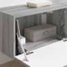 Meuble TV mural 2 pcs Gris Sonoma 60 x 31 x 29,5 cm 619693619693