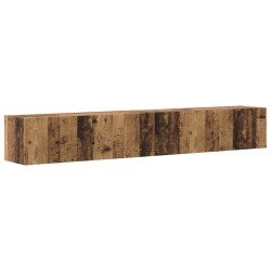 Meuble TV mural 2 pcs Bois Ancien 98 x 31 x 29,5 cm 619694619694
