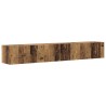 Meuble TV mural 2 pcs Bois Ancien 98 x 31 x 29,5 cm 619694619694
