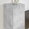 Meuble TV mural 2 pcs Béton 30 x 31 x 60 cm Bois d'ingénierie 619696619696