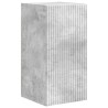 Meuble TV mural 2 pcs Béton 30 x 31 x 60 cm Bois d'ingénierie 619696619696