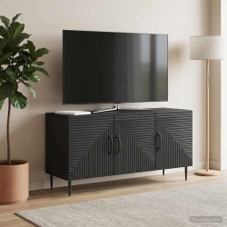 Meuble TV Noir 99 x 34,5 x 50 cm Bois d'ingénierie 619699619699