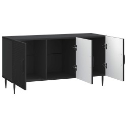 Meuble TV Noir 99 x 34,5 x 50 cm Bois d'ingénierie 619699619699