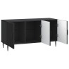 Meuble TV Noir 99 x 34,5 x 50 cm Bois d'ingénierie 619699619699