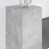 Meuble TV mural 2 pcs Béton 30 x 31 x 80 cm Bois d'ingénierie 619703619703