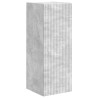 Meuble TV mural 2 pcs Béton 30 x 31 x 80 cm Bois d'ingénierie 619703619703