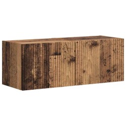Meuble TV mural 2 pcs Bois Ancien 39 x 31 x 29,5 cm 619707619707