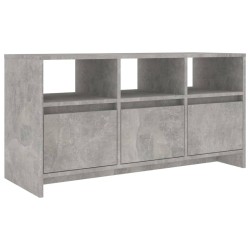 Meuble TV Gris béton 102x37,5x52,5 cm Bois d'ingénierie 619709619709