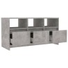 Meuble TV Gris béton 102x37,5x52,5 cm Bois d'ingénierie 619709619709
