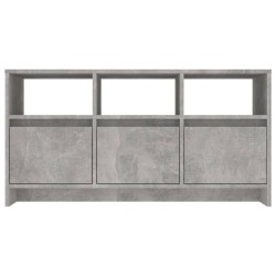 Meuble TV Gris béton 102x37,5x52,5 cm Bois d'ingénierie 619709619709