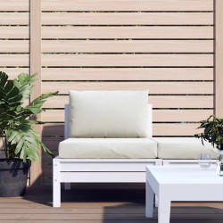 Coussins de palette lot de 2 crème mélangé tissu 619711619711