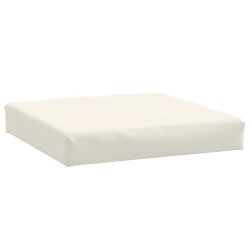 Coussins de palette lot de 2 crème mélangé tissu 619711619711