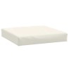 Coussins de palette lot de 2 crème mélangé tissu 619711619711