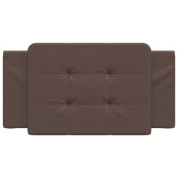 Coussin de tête de lit Zadar marron 100 cm similicuir 619712619712