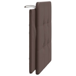 Coussin de tête de lit Zadar marron 100 cm similicuir 619712619712