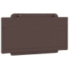 Coussin de tête de lit Zadar marron 100 cm similicuir 619712619712