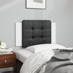 Coussin de tête de lit Zadar noir et blanc 90 cm similicuir 619716619716