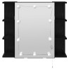 Armoire Miroir Chêne noir 70 x 16,5 x 60 cm Bois d'ingénierie 619720619720