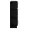 Armoire Miroir Chêne noir 70 x 16,5 x 60 cm Bois d'ingénierie 619720619720