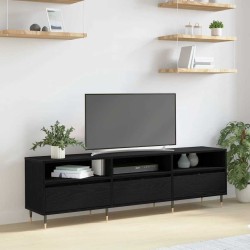 Meuble TV Chêne noir 150 x 30 x 45 cm Bois d'ingénierie 619724619724