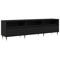 Meuble TV Chêne noir 150 x 30 x 45 cm Bois d'ingénierie 619724619724