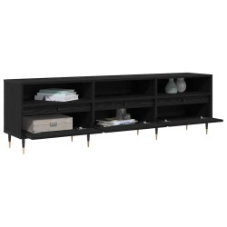 Meuble TV Chêne noir 150 x 30 x 45 cm Bois d'ingénierie 619724619724