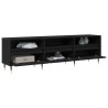 Meuble TV Chêne noir 150 x 30 x 45 cm Bois d'ingénierie 619724619724