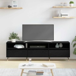 Meuble TV Chêne noir 150 x 30 x 45 cm Bois d'ingénierie 619724619724