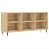 Meuble TV chêne sonoma 103,5x30x50 cm bois d'ingénierie 619725619725