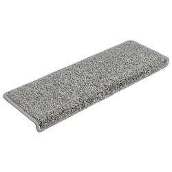 Tapis d'escalier lot de 20 65 x 21 x 4 cm gris à bords rectangulaires 619726619726