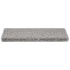 Tapis d'escalier lot de 20 65 x 21 x 4 cm gris à bords rectangulaires 619726619726