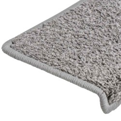 Tapis d'escalier lot de 20 65 x 21 x 4 cm gris à bords rectangulaires 619726619726