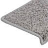 Tapis d'escalier lot de 20 65 x 21 x 4 cm gris à bords rectangulaires 619726619726