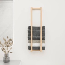 Porte-serviette 23x18x90 cm Bois de pin massif 619731619731