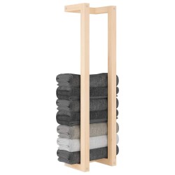 Porte-serviette 23x18x90 cm Bois de pin massif 619731619731
