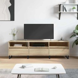 Meuble TV chêne sonoma 150x30x44,5 cm bois d'ingénierie 619732619732