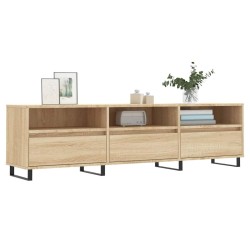 Meuble TV chêne sonoma 150x30x44,5 cm bois d'ingénierie 619732619732