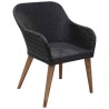 Ensemble à manger de jardin 5 pcs Noir 619733619733